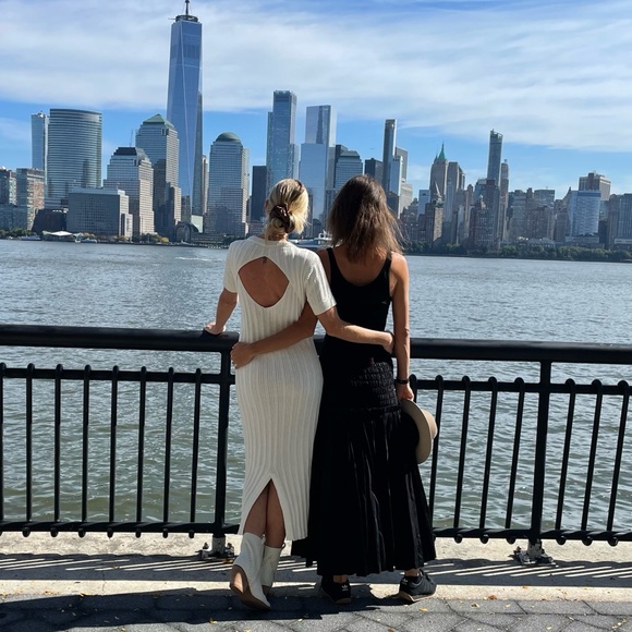 Rue Stiic Wren Knit Maxi Dress White S - Picture 9 of 13